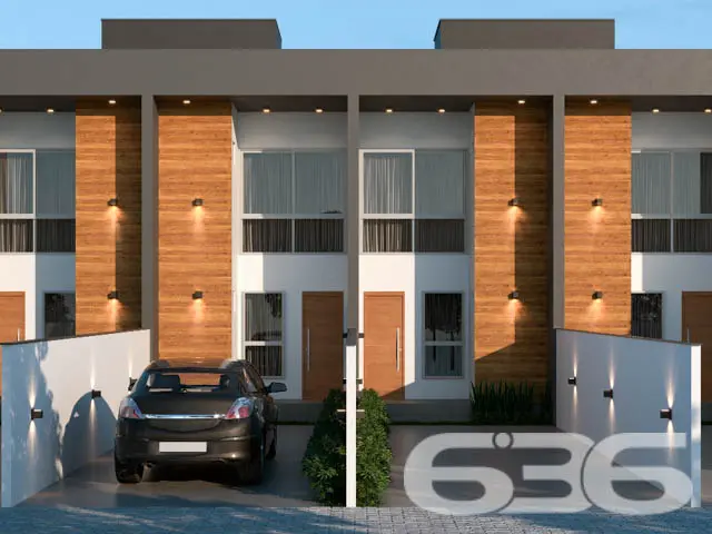 VENDE-SE GEMINADO SOBRADO COM 2 SUĂTES NO BAIRRO B