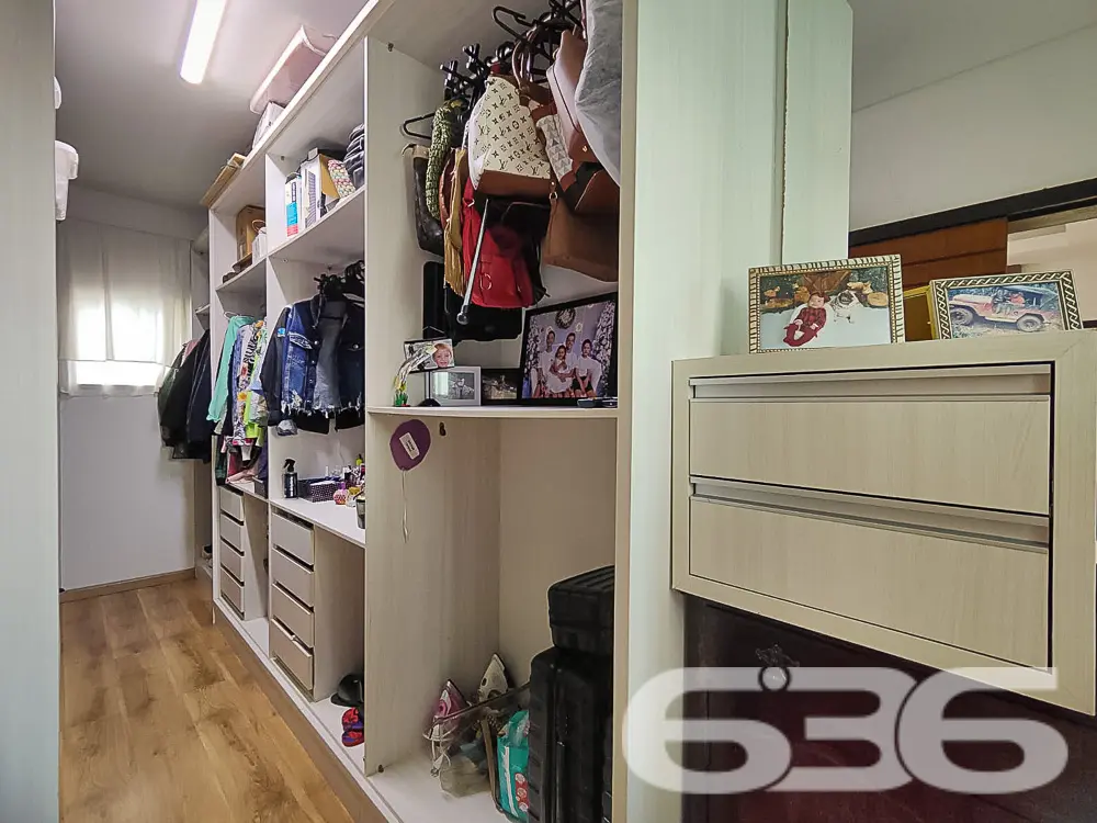 A residência de alto padrão, localizada no coração