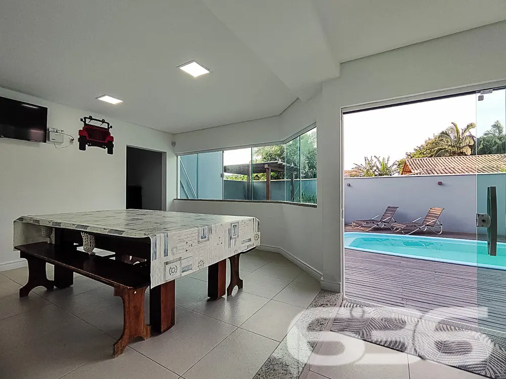 A residência de alto padrão, localizada no coração