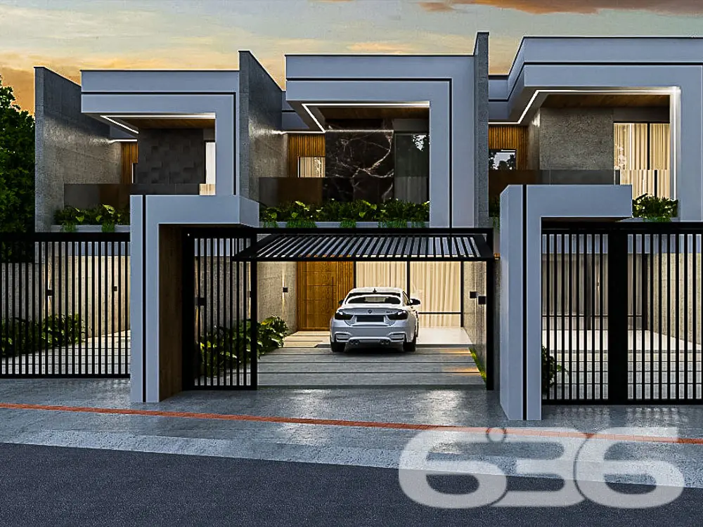 Sofisticação em Joinville - Residência Geminada de